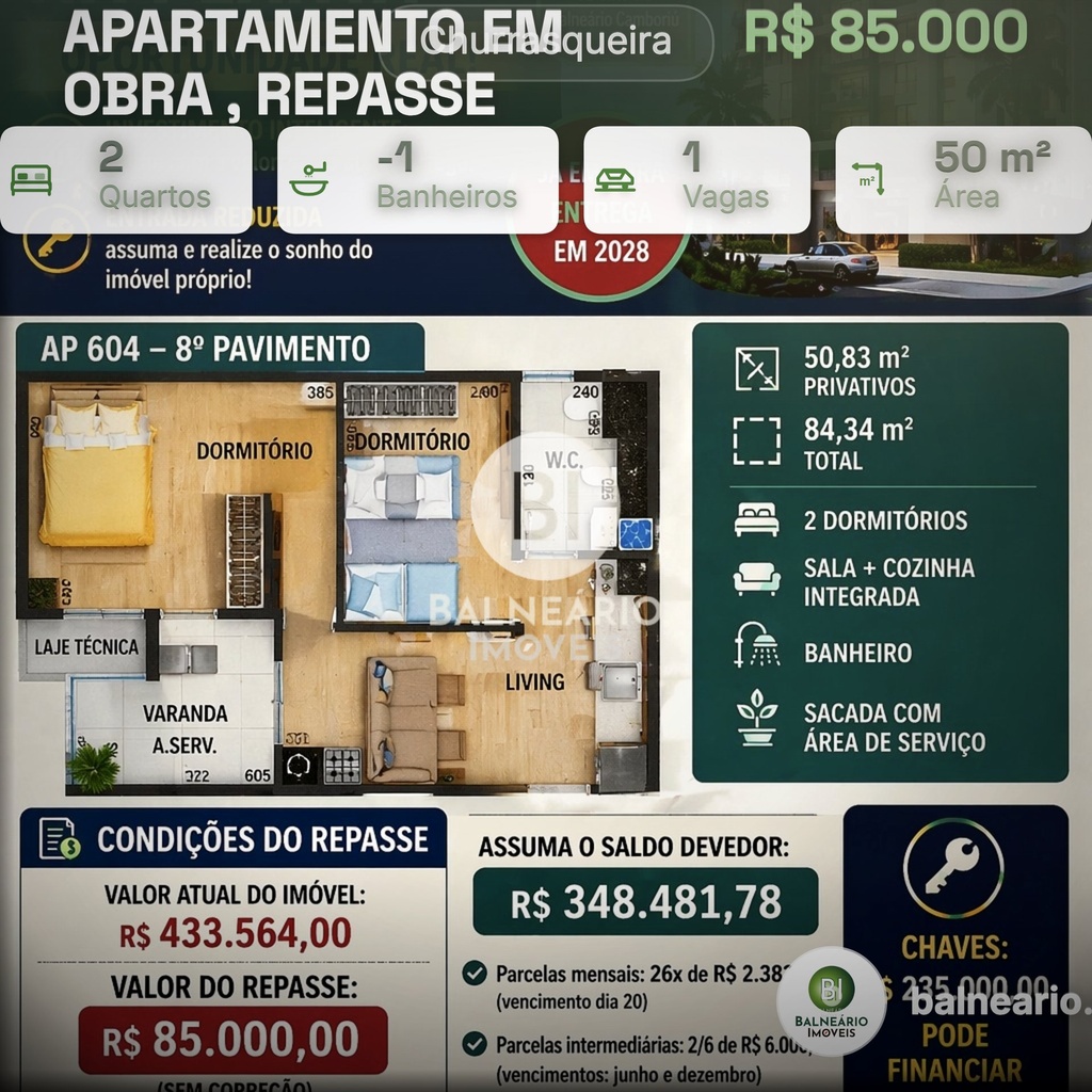 residential-/-apartment-2-quartos-50m2-joaia-tijucas-sc